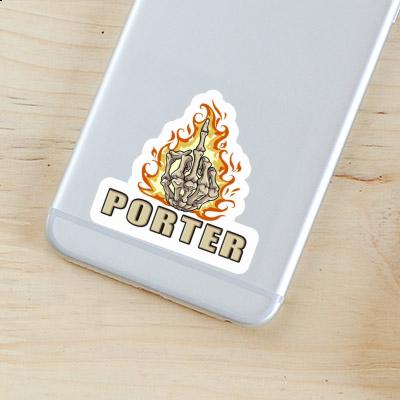 Mittelfinger Sticker Porter Gift package Image