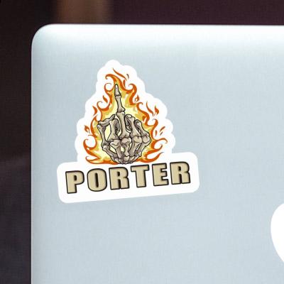 Mittelfinger Sticker Porter Gift package Image