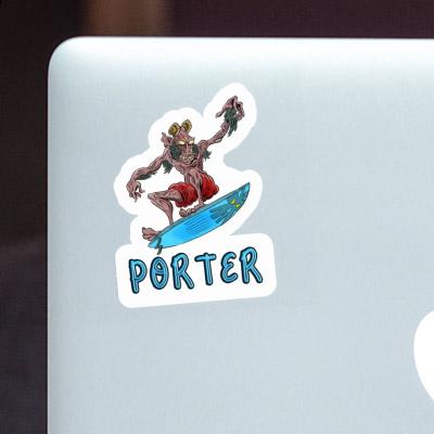 Porter Sticker Wellenreiter Image