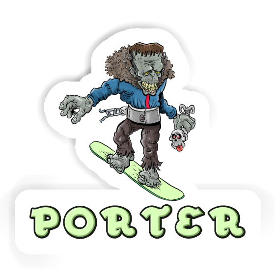 Boarder Aufkleber Porter Gift package Image