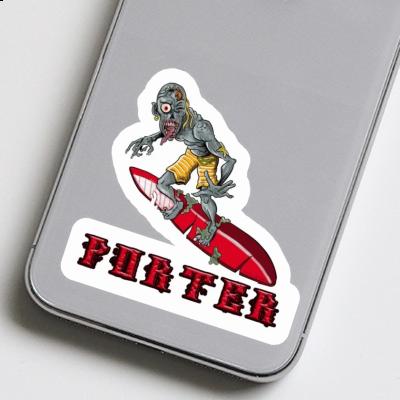 Sticker Porter Surfer Notebook Image