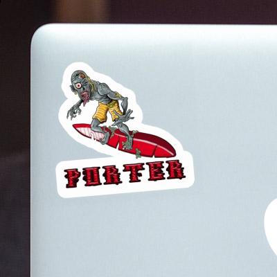 Sticker Porter Surfer Laptop Image