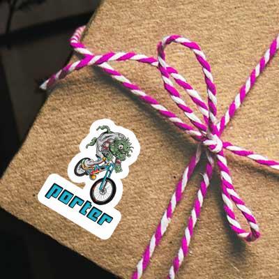 Sticker Downhill Biker Porter Gift package Image