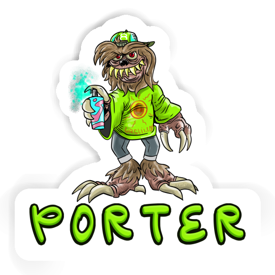 Sprayer Sticker Porter Notebook Image