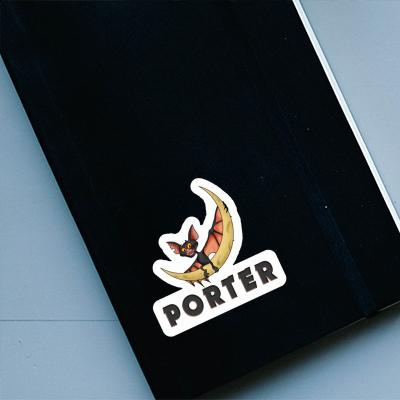 Porter Aufkleber Fledermaus Laptop Image