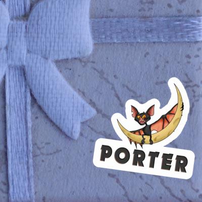 Autocollant Chauve-souris Porter Gift package Image