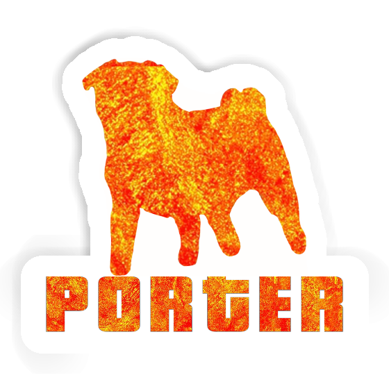 Sticker Pug Porter Image