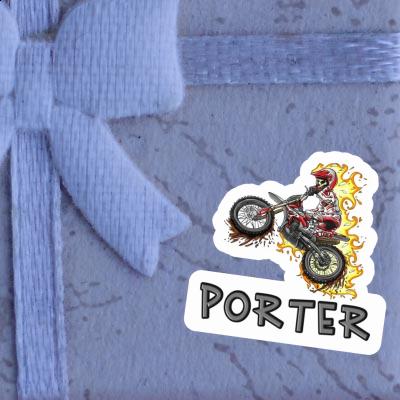 Motocrossfahrer Aufkleber Porter Gift package Image