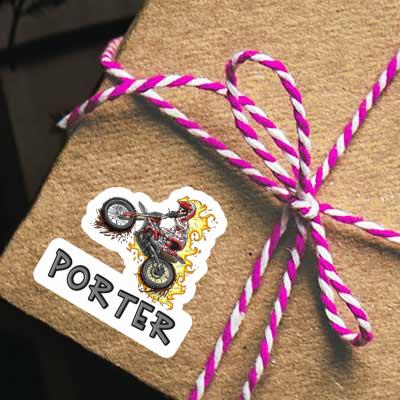 Motocrossfahrer Aufkleber Porter Gift package Image