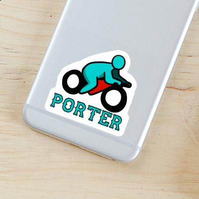 Sticker Porter Motorbike Driver Notebook Image