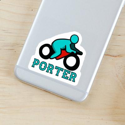 Sticker Porter Motorbike Driver Gift package Image