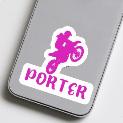 Motocross-Fahrer Aufkleber Porter Gift package Image