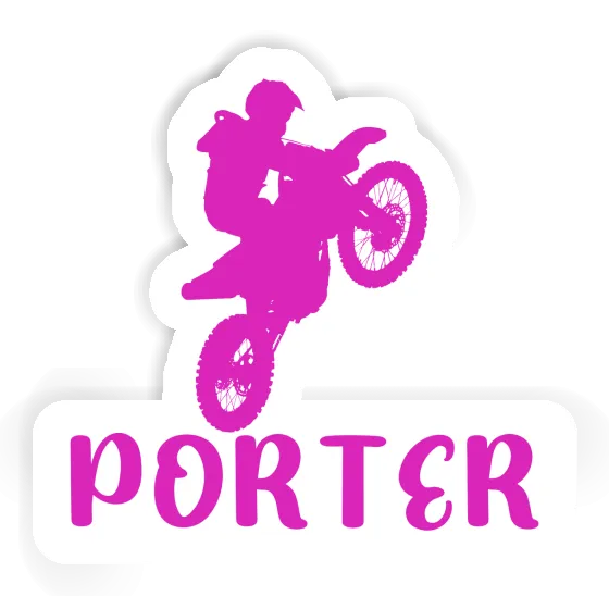 Motocross-Fahrer Aufkleber Porter Gift package Image