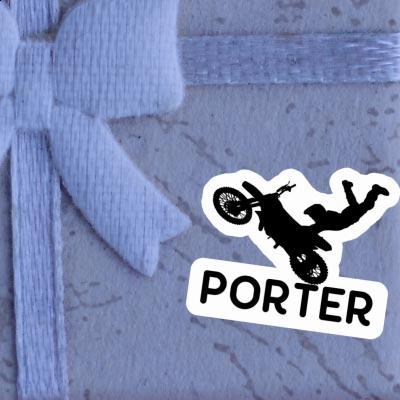 Porter Aufkleber Motocross-Fahrer Gift package Image