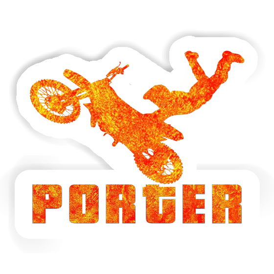 Porter Sticker Motocross Rider Gift package Image