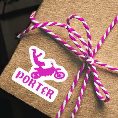 Porter Autocollant Motocrossiste Gift package Image