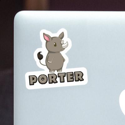 Sticker Rhino Porter Notebook Image