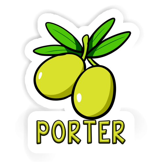 Sticker Porter Olive Laptop Image