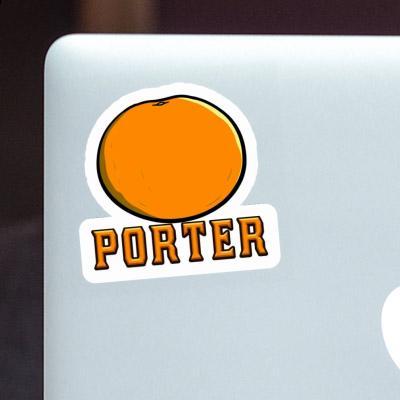 Sticker Porter Orange Notebook Image