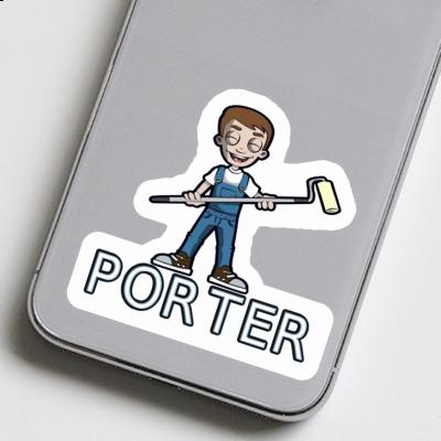 Aufkleber Porter Maler Laptop Image