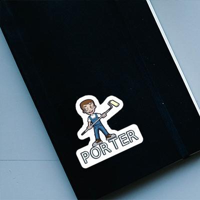 Aufkleber Porter Maler Laptop Image