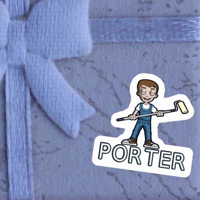 Sticker Painter Porter Laptop Image