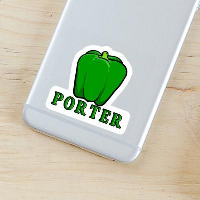 Porter Aufkleber Paprika Gift package Image