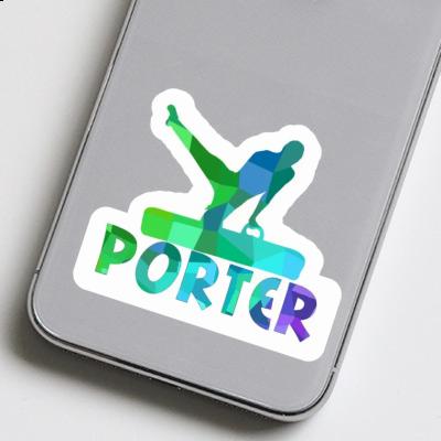 Autocollant Porter Gymnaste Gift package Image