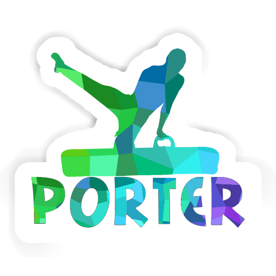 Autocollant Porter Gymnaste Gift package Image