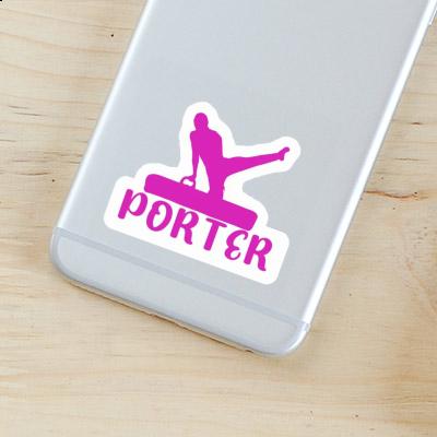 Sticker Gymnast Porter Laptop Image