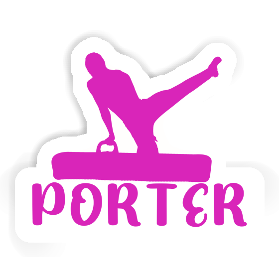 Autocollant Gymnaste Porter Gift package Image
