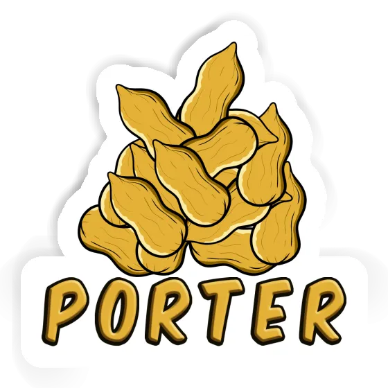 Porter Sticker Erdnuss Gift package Image