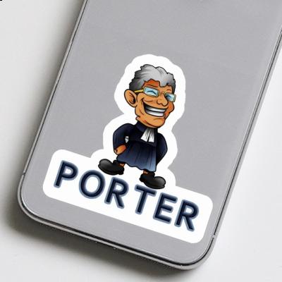 Aufkleber Porter Pfarrer Image