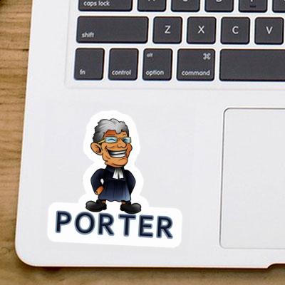 Vikar Aufkleber Porter Laptop Image