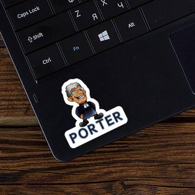 Aufkleber Porter Pfarrer Gift package Image