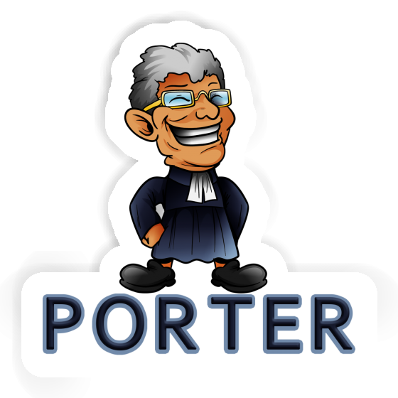 Sticker Porter Pastor Laptop Image