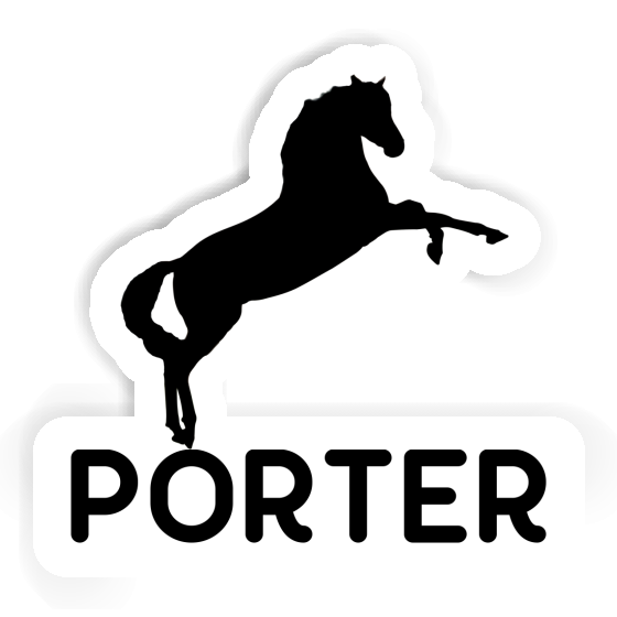 Aufkleber Porter Pferd Laptop Image