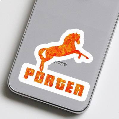 Horse Sticker Porter Laptop Image