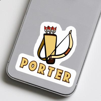Porter Sticker Arrow Bow Notebook Image