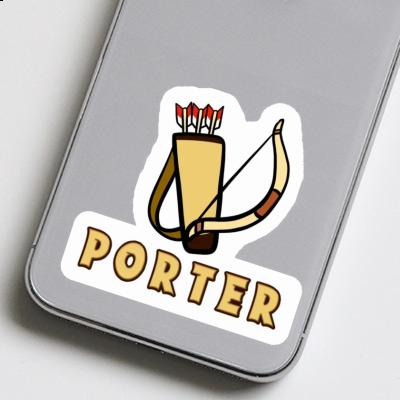 Porter Sticker Arrow Bow Image