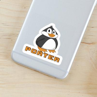 Pinguin Aufkleber Porter Notebook Image