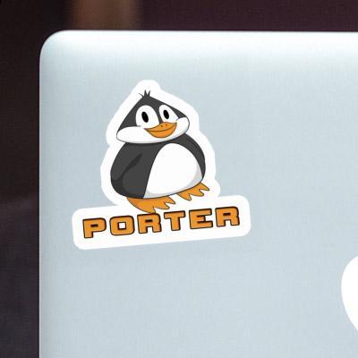 Pinguin Aufkleber Porter Laptop Image