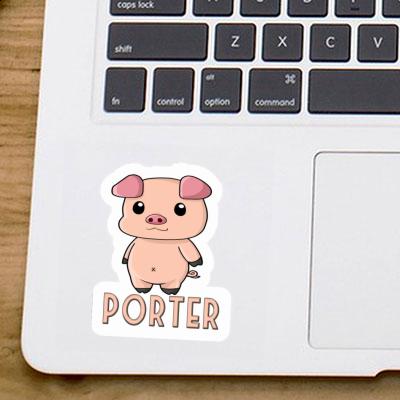 Sticker Pigg Porter Notebook Image