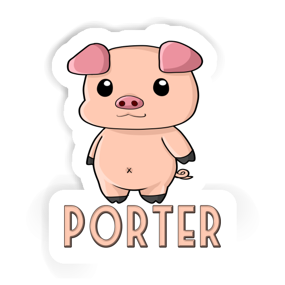 Sticker Pigg Porter Notebook Image