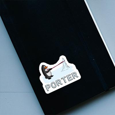 Sticker Pinguin Porter Gift package Image