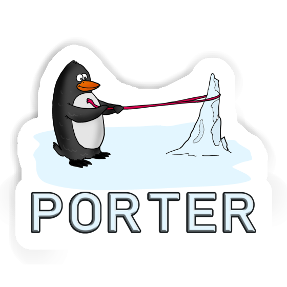 Sticker Penguin Porter Image