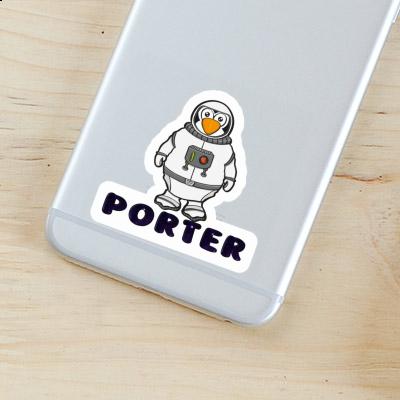 Autocollant Porter Astronaute Gift package Image