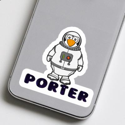 Astronaut Sticker Porter Image