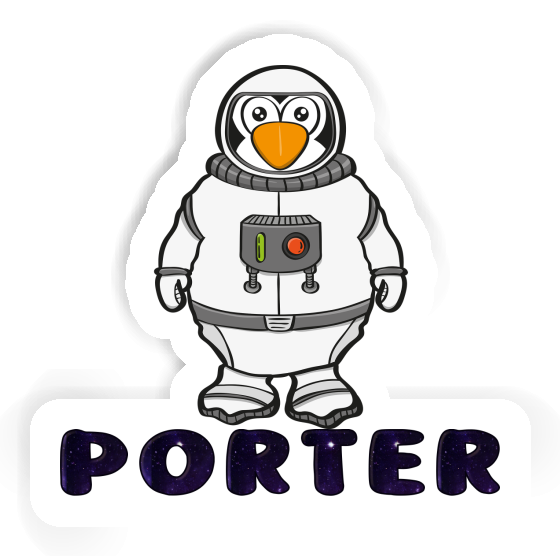 Sticker Porter Astronaut Laptop Image