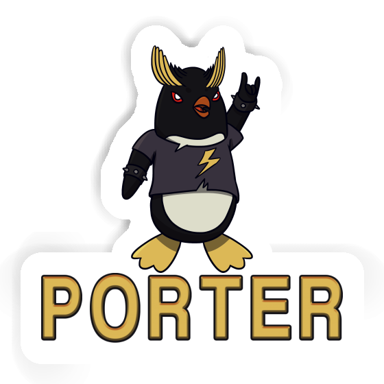 Porter Autocollant Pingouin Gift package Image